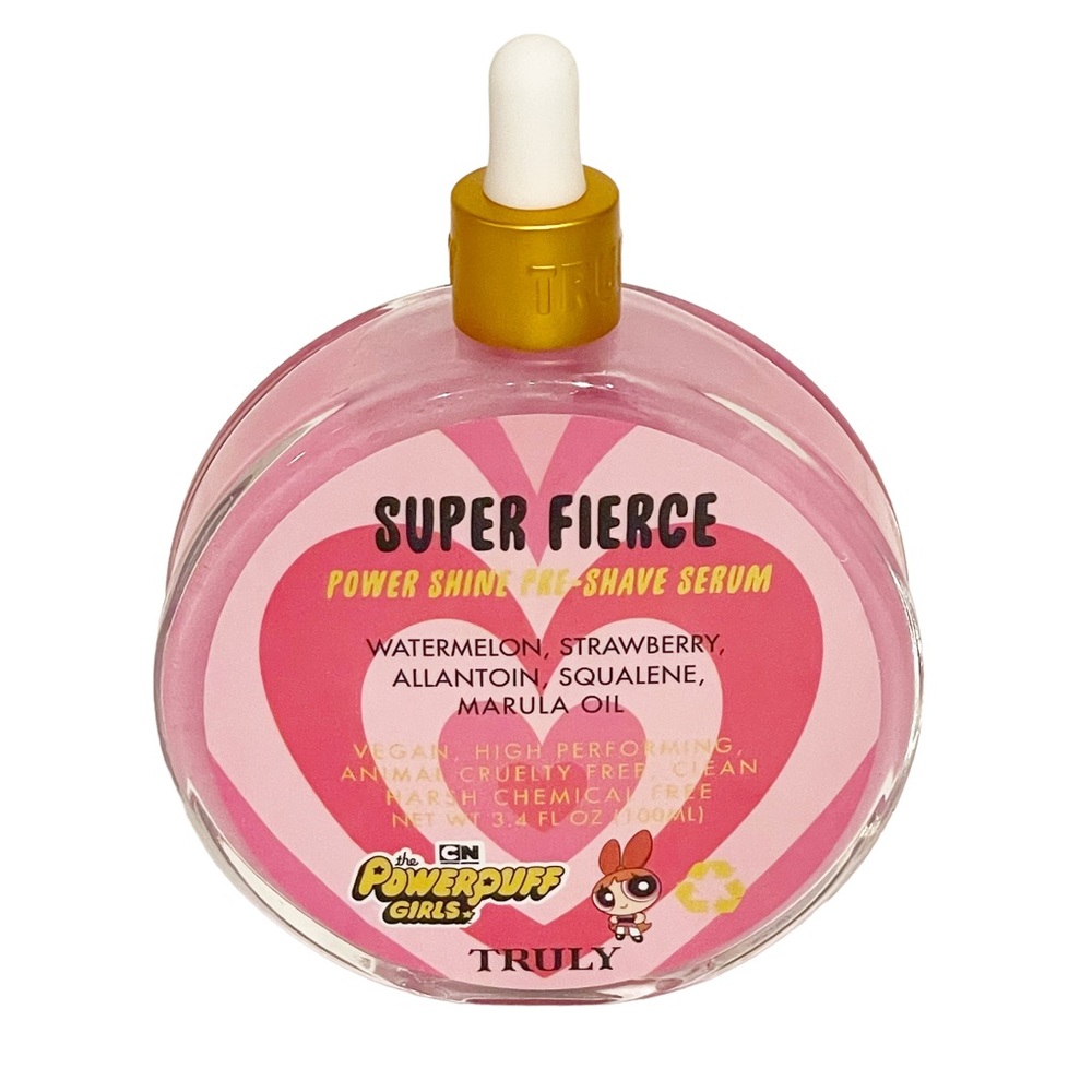 The Powerpuff Girls x‎ Truly Super Fierce Power Shine Pre-Shave Serum 3.4 Oz NEW